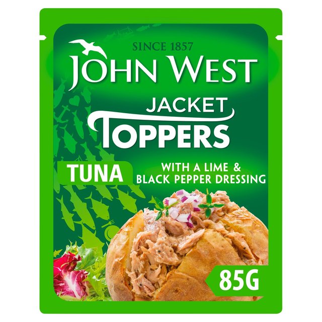 John West Tuna Lime & Pepper Jacket Topper Food Cupboard M&S Default Title  