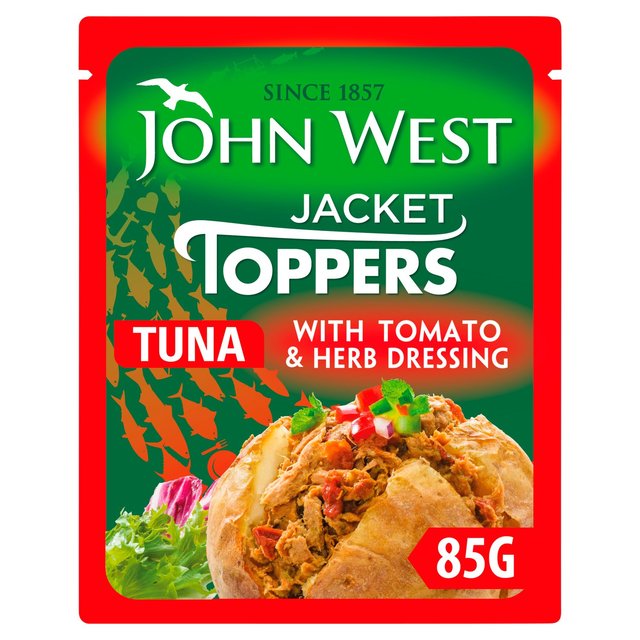 John West Tomato & Herb Tuna Jacket Topper Food Cupboard M&S Default Title  