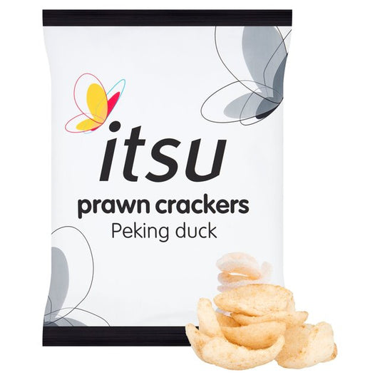Itsu Peking duck prawn crackers sharing bag Crisps, Nuts & Snacking Fruit M&S   