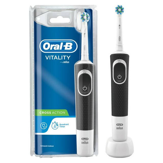 Oral-B Vitality Cross Action Electric Rechargeable Toothbrush electric & battery toothbrushes Sainsburys   