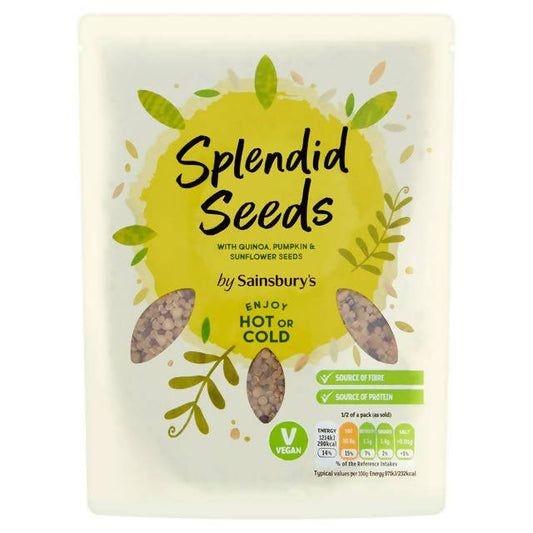 Sainsbury's Splendid Seeds 250g Quinoa couscous & pulses Sainsburys   