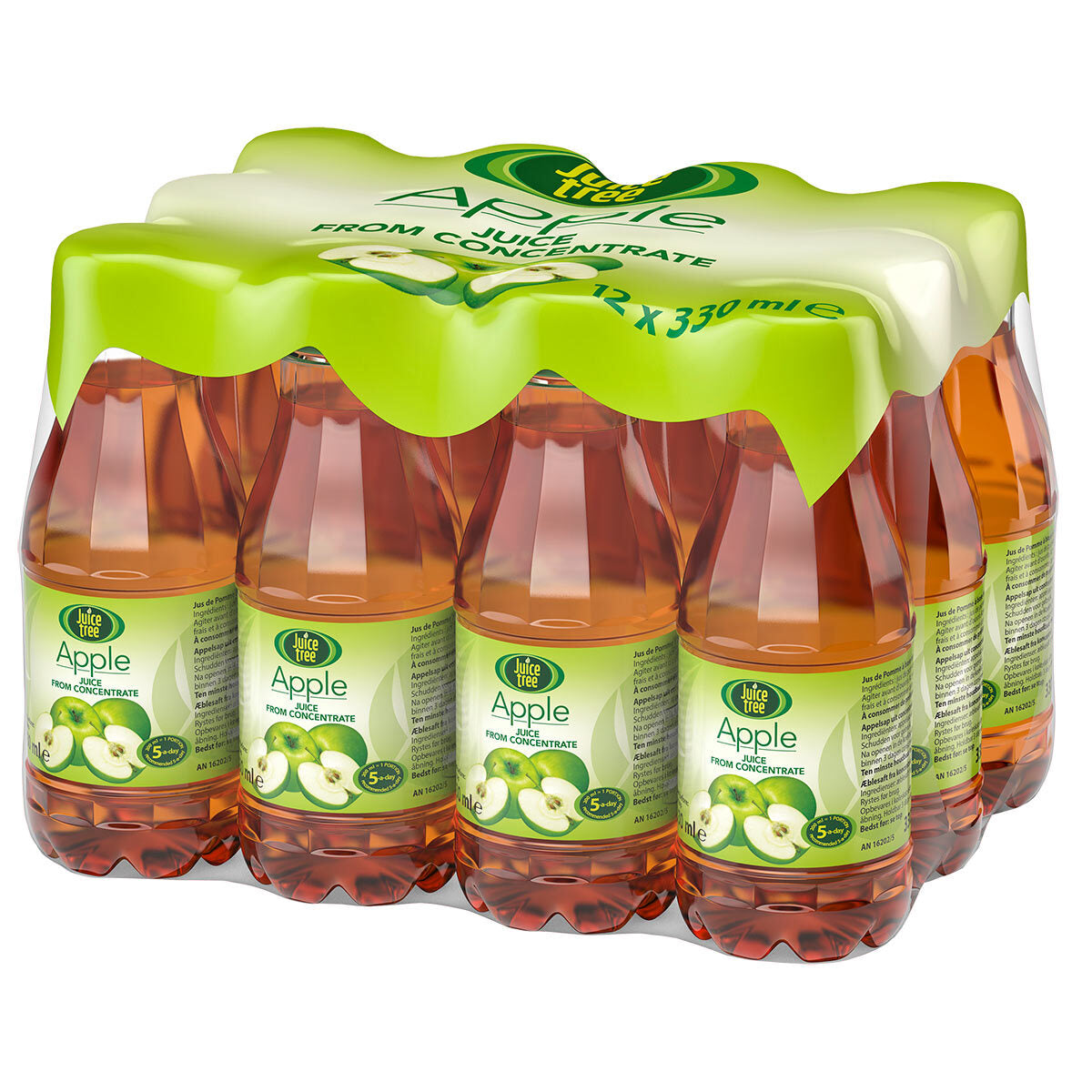 Juice Tree Apple Juice, 12 x 330ml - McGrocer