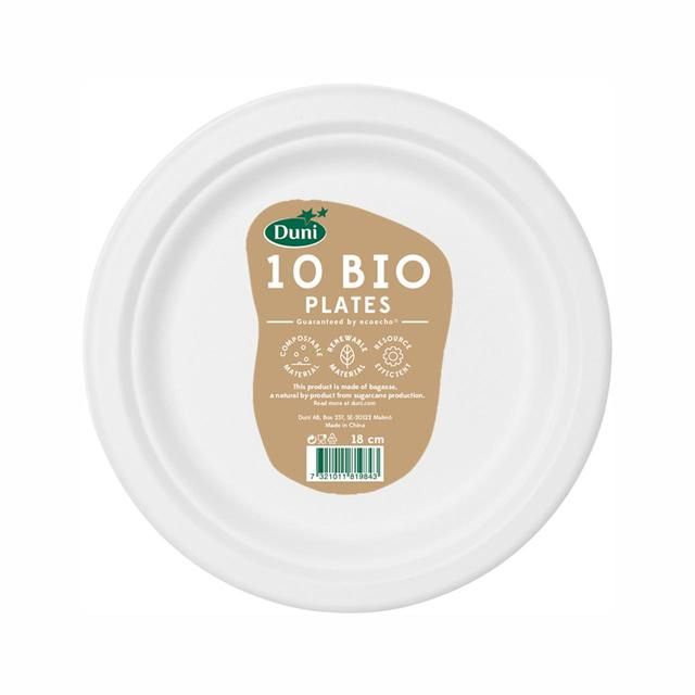 Duni Bagasse Compostable Plates, 18cm Tableware & Kitchen Accessories M&S   