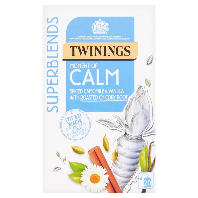 Twinings Superblends Calm with Spiced Camomile and Vanilla Tea M&S   