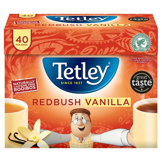 Tetley Redbush & Vanilla Tea Bags Tea M&S   