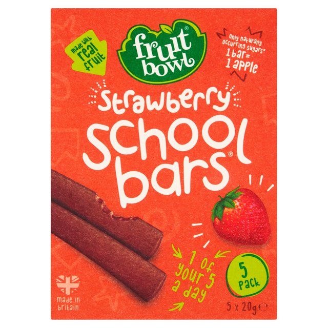 Fruit Bowl School Bars Strawberry KOSHER M&S Default Title  