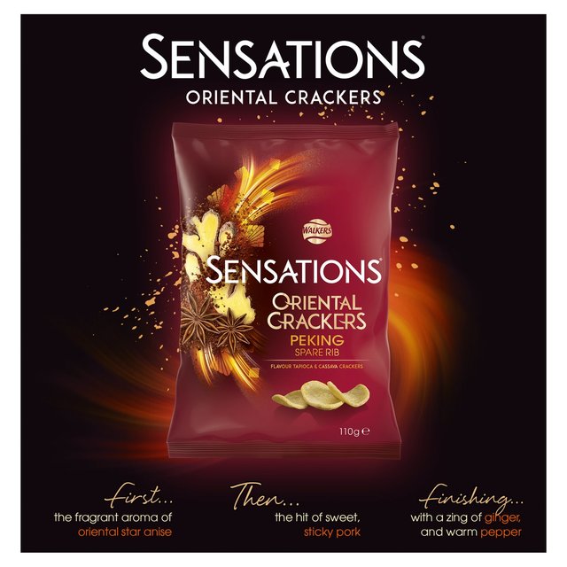 Sensations Peking Spare Rib Oriental Sharing Crackers Free from M&S   