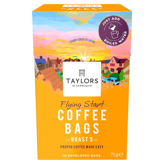 Taylors Flying Start Coffee Bags Food Cupboard M&S Default Title  