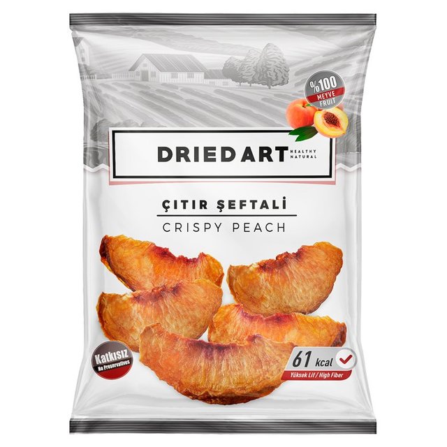 Dried Art Crispy Dried Peach Just Water Out Vegetarian & Vegan M&S Default Title  