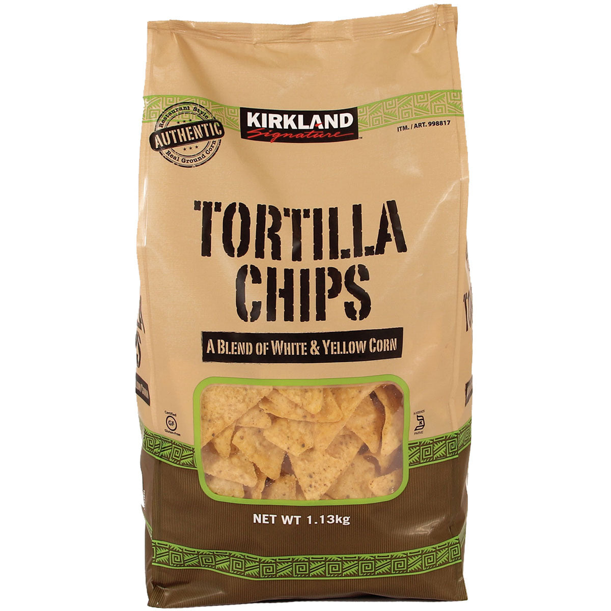 Kirkland Signature Tortilla Chips, 1.13kg Snacks Costco UK Weight  