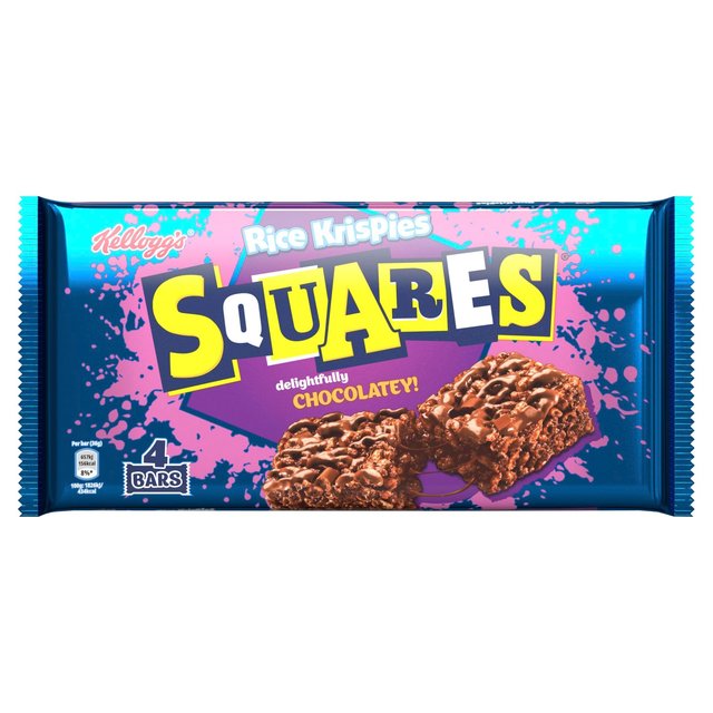 Kellogg's Rice Krispie Chocolate Squares   4 x 36g