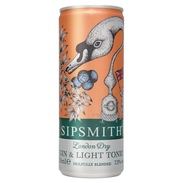 Sipsmith Ready To Drink Gin & Tonic Light BEER, WINE & SPIRITS M&S Default Title  