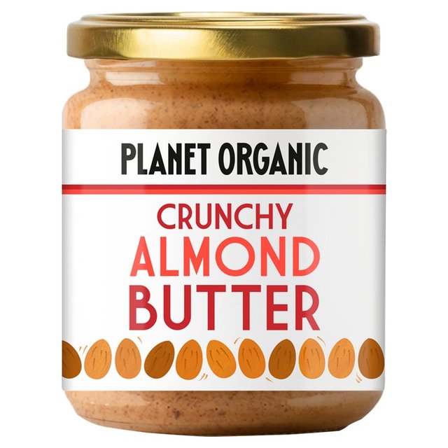 Planet Organic Crunchy Almond Butter Food Cupboard M&S   