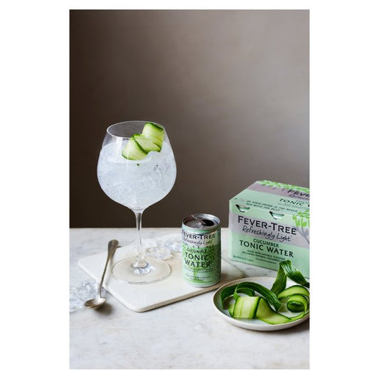 Fever-Tree Light Cucumber Tonic Cans GOODS M&S   