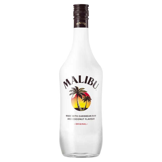 Malibu Original Caribbean White Rum with Coconut Flavour Liqueurs and Spirits M&S Default Title  