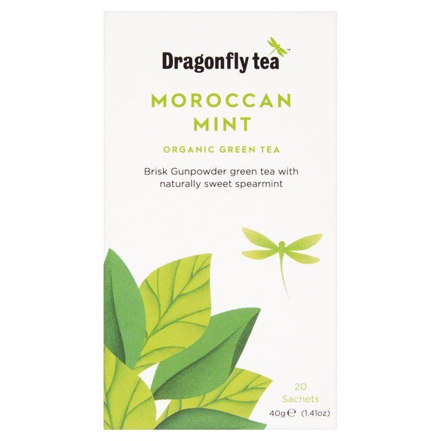 Dragonfly Organic Moroccan Mint Green Tea Bags Tea M&S Default Title  