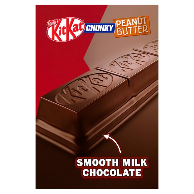 KitKat Chunky Peanut Butter Chocolate Bar Multipack