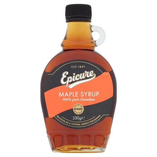Epicure 100% Pure Maple Syrup Sugar & Home Baking M&S Title  