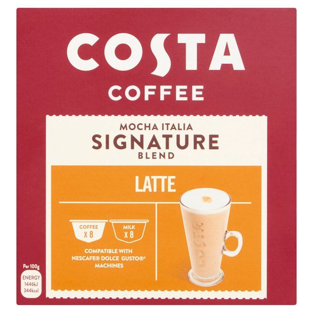 Costa NESCAFE Dolce Gusto Compatible Signature Blend Latte Pods