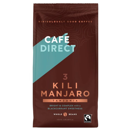 Cafedirect Kilimanjaro Fairtrade Coffee Beans - McGrocer