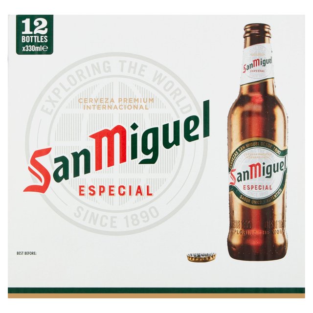 San Miguel Premium Lager Beer Bottles Beer & Cider M&S   