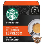 STARBUCKS Medium Colombia Coffee Pods by NESCAFE Dolce Gusto Tea M&S   