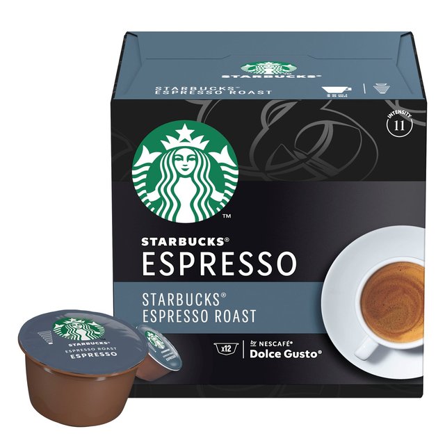 STARBUCKS Dark Espresso Roast Coffee Pods by NESCAFE Dolce Gusto