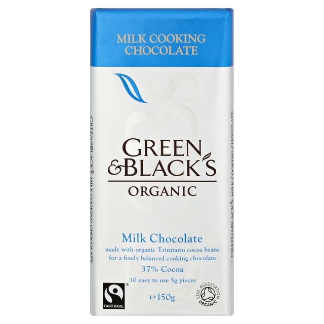 Green & Black's Cook's Organic Milk Chocolate Food Cupboard M&S Default Title  