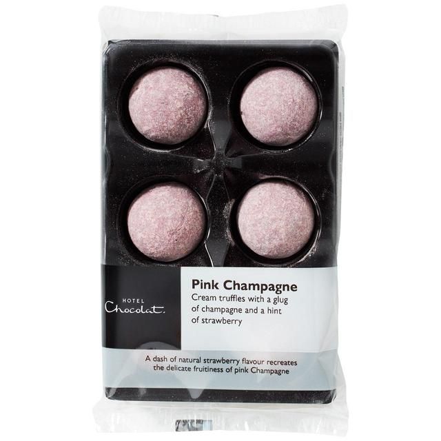 Hotel Chocolat Pink Champagne Chocolate Truffles Selector GOODS M&S   