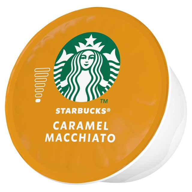 STARBUCKS Caramel Macchiato Coffee Pods by NESCAFE Dolce Gusto Tea M&S   