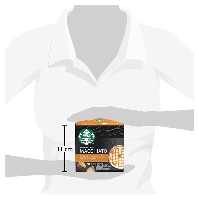 STARBUCKS Caramel Macchiato Coffee Pods by NESCAFE Dolce Gusto Tea M&S   