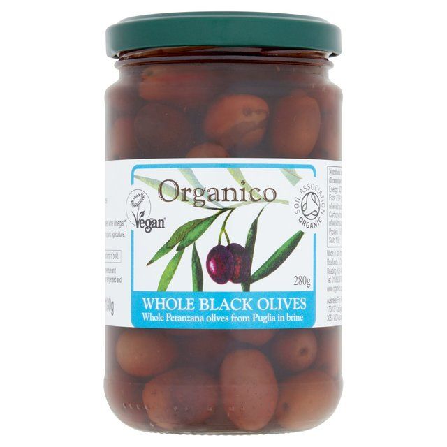 Organico Italian Black Olives in Brine