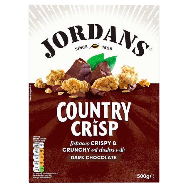 Jordans Dark Chocolate Country Crisp Cereal Food Cupboard M&S   