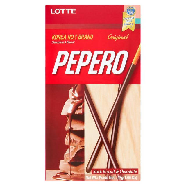 Lotte Pepero Original Stick Biscuit & Chocolate 47g