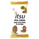 Itsu dark chocolate & orange rice cakes Food Cupboard M&S   