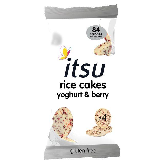 Itsu yoghurt & berry rice cakes Food Cupboard M&S   