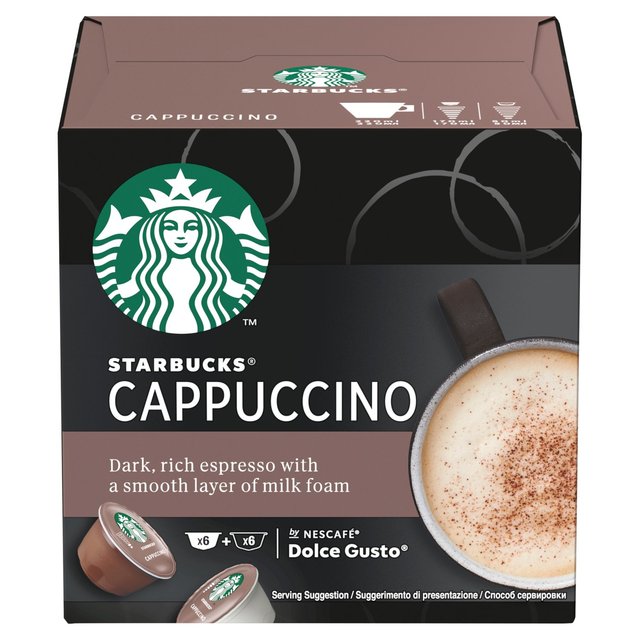 STARBUCKS Cappuccino Coffee Pods by NESCAFE Dolce Gusto