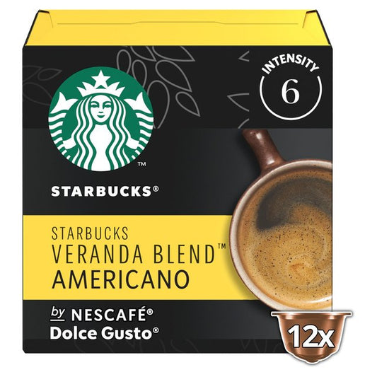 STARBUCKS Veranda Coffee Pods by Nescafe Dolce Gusto Tea M&S   