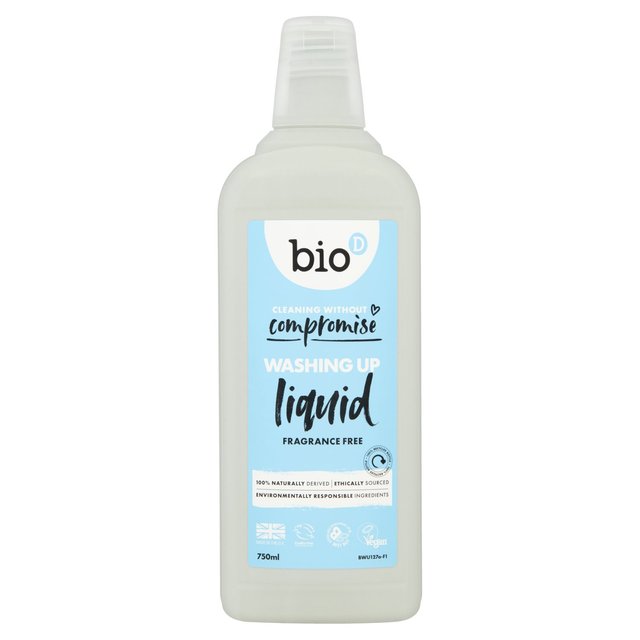 Bio-D Fragrance Free Eco Washing Up Liquid