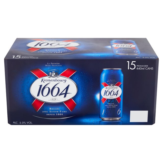 Kronenbourg 1664 Lager Beer Cans Beer & Cider M&S   