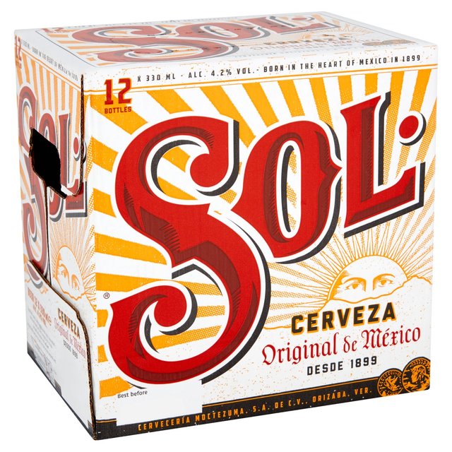 Sol Mexican Lager Chilled to Door Beer & Cider M&S   