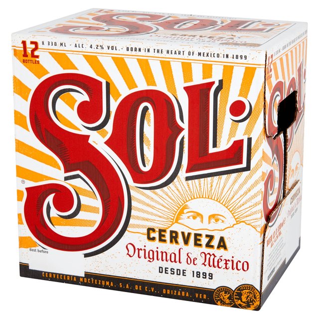 Sol Mexican Lager Chilled to Door Beer & Cider M&S   