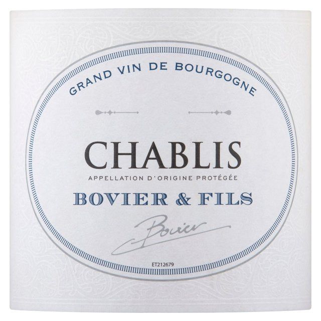 Bovier Chablis Wine & Champagne M&S   