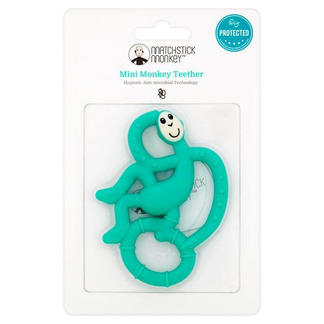 Matchstick Monkey Mini Monkey Teether - Green Toys & Kid's Zone M&S   