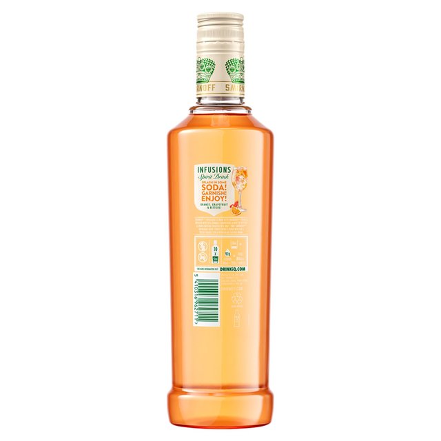 Smirnoff Infusions Orange, Grapefruit & Bitters Vodka Based Spirit Drink Liqueurs and Spirits M&S   