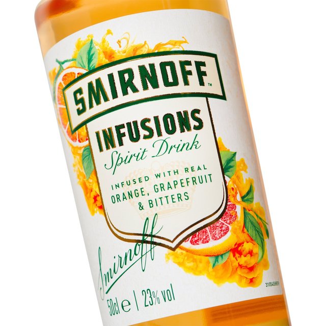 Smirnoff Infusions Orange, Grapefruit & Bitters Vodka Based Spirit Drink Liqueurs and Spirits M&S   