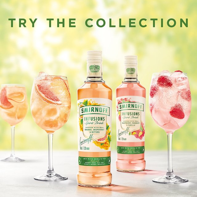 Smirnoff Infusions Orange, Grapefruit & Bitters Vodka Based Spirit Drink Liqueurs and Spirits M&S   