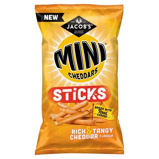 Jacob's Mini Cheddars Sticks Rich & Tangy Cheddar Food Cupboard M&S   