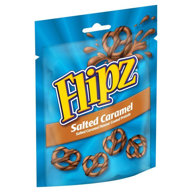 Flipz Salted Caramel Pretzels Crisps, Nuts & Snacking Fruit M&S   