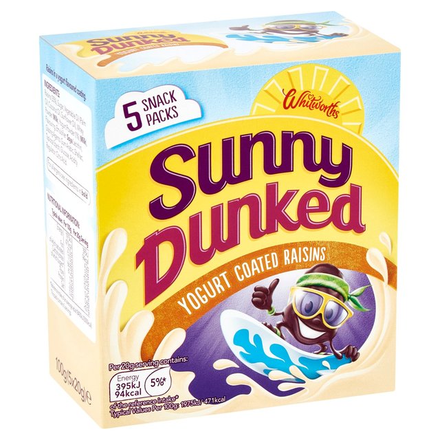 Sunny Yoghurt Coated Raisins Kids Snack